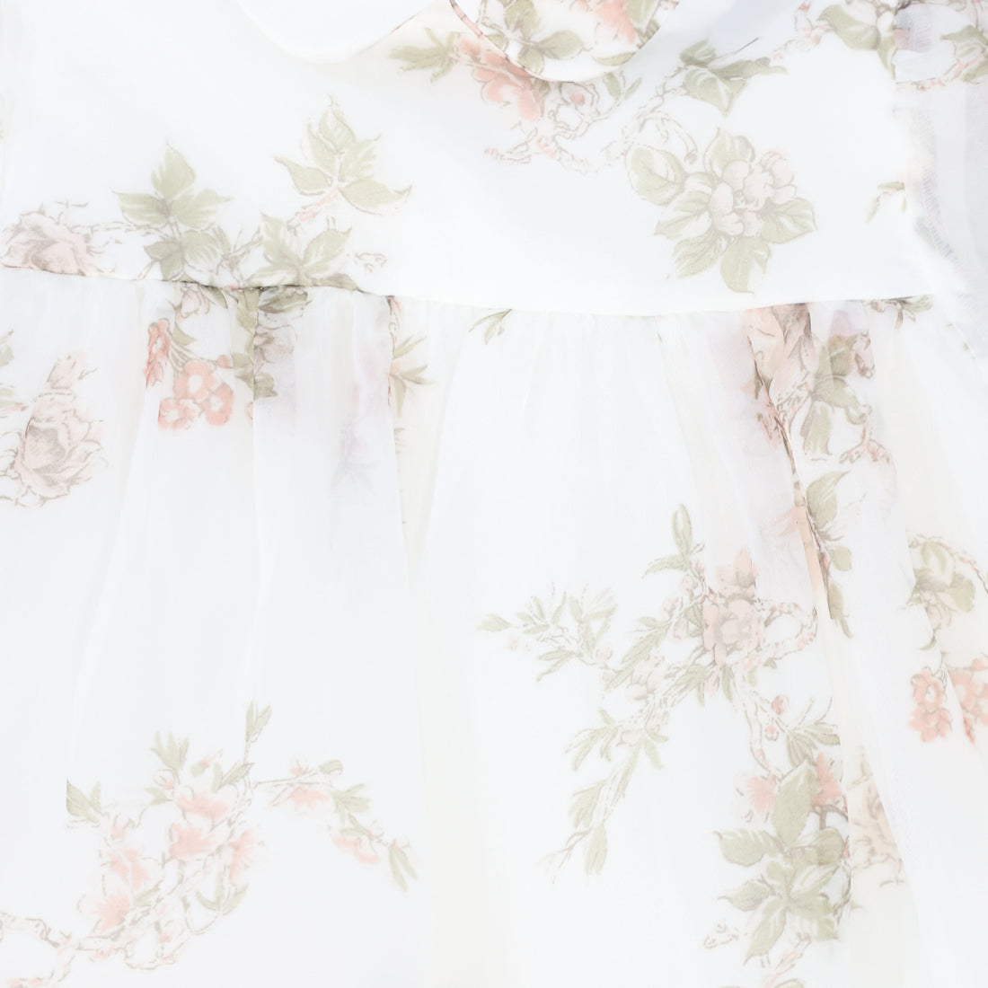 Floral Organza Gown - Floral