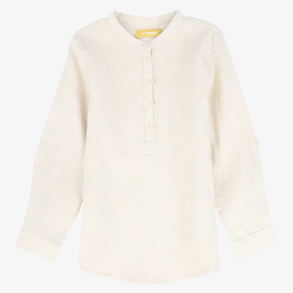 Button Blouse - Tan