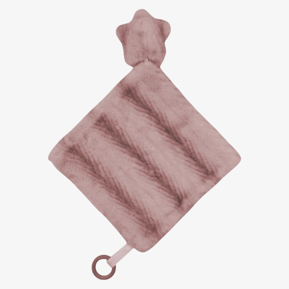 Chevron Plush Lovey - Mauve