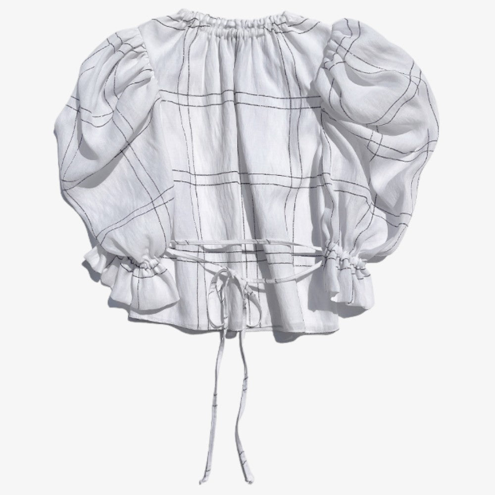 Venera Arapu Cube Blouse And Skirt - White