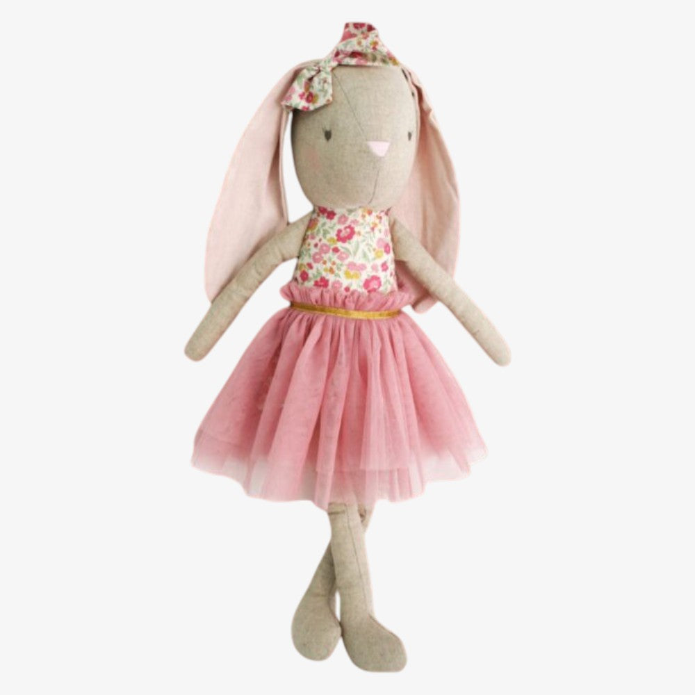 Linen Pearl Cuddle Bunny - Blush