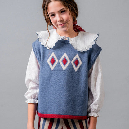 Argyle Knit Vest - Multi