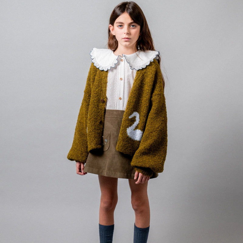 Corduroy Skirt - Khaki
