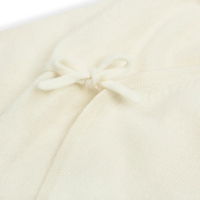 Cashmere Footie - Ivory