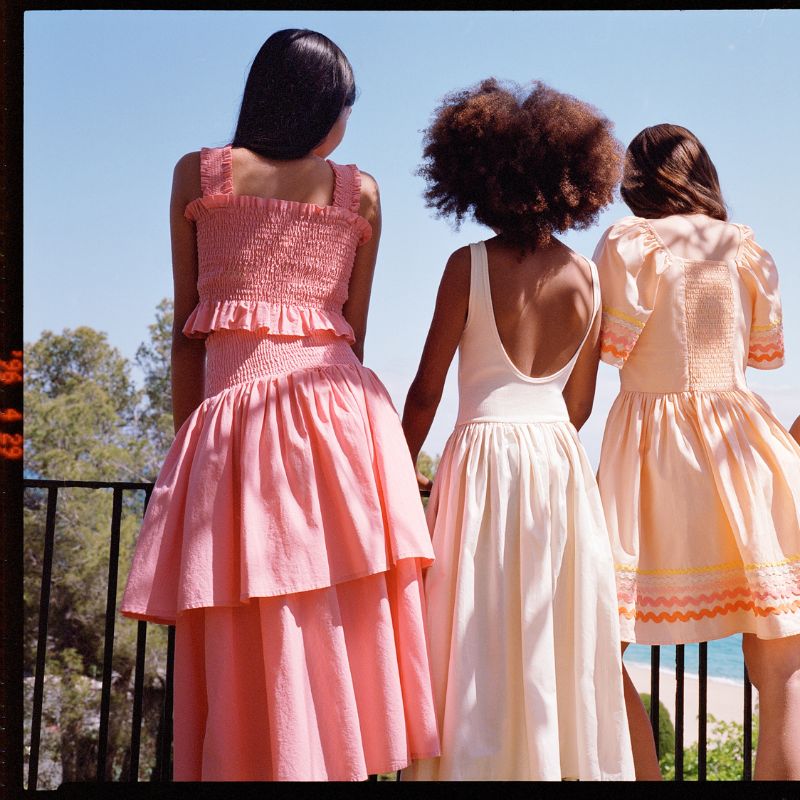 Brenna Skirt - Vintage Rose