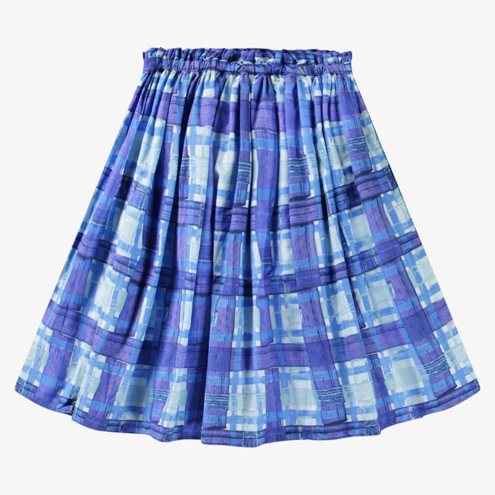 Brisali Skirt - Blue Checks