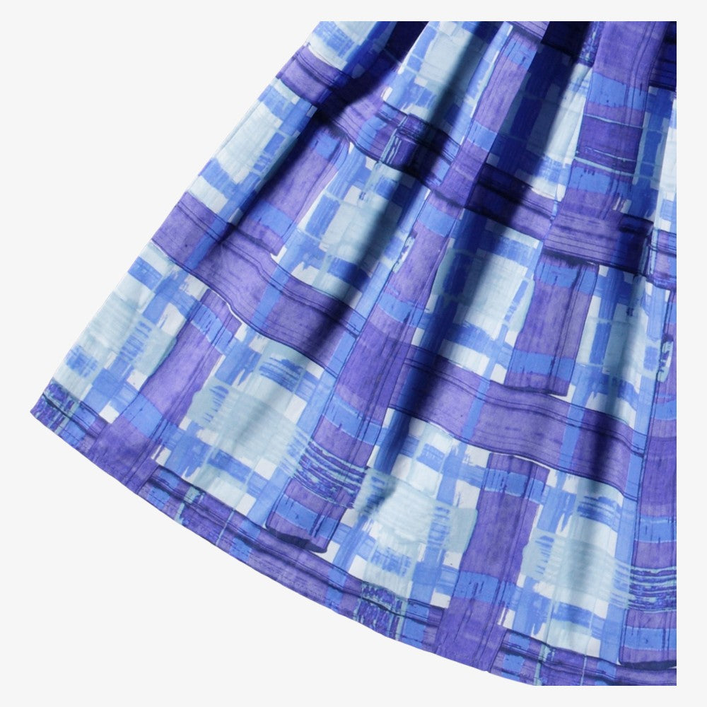 Brisali Skirt - Blue Checks