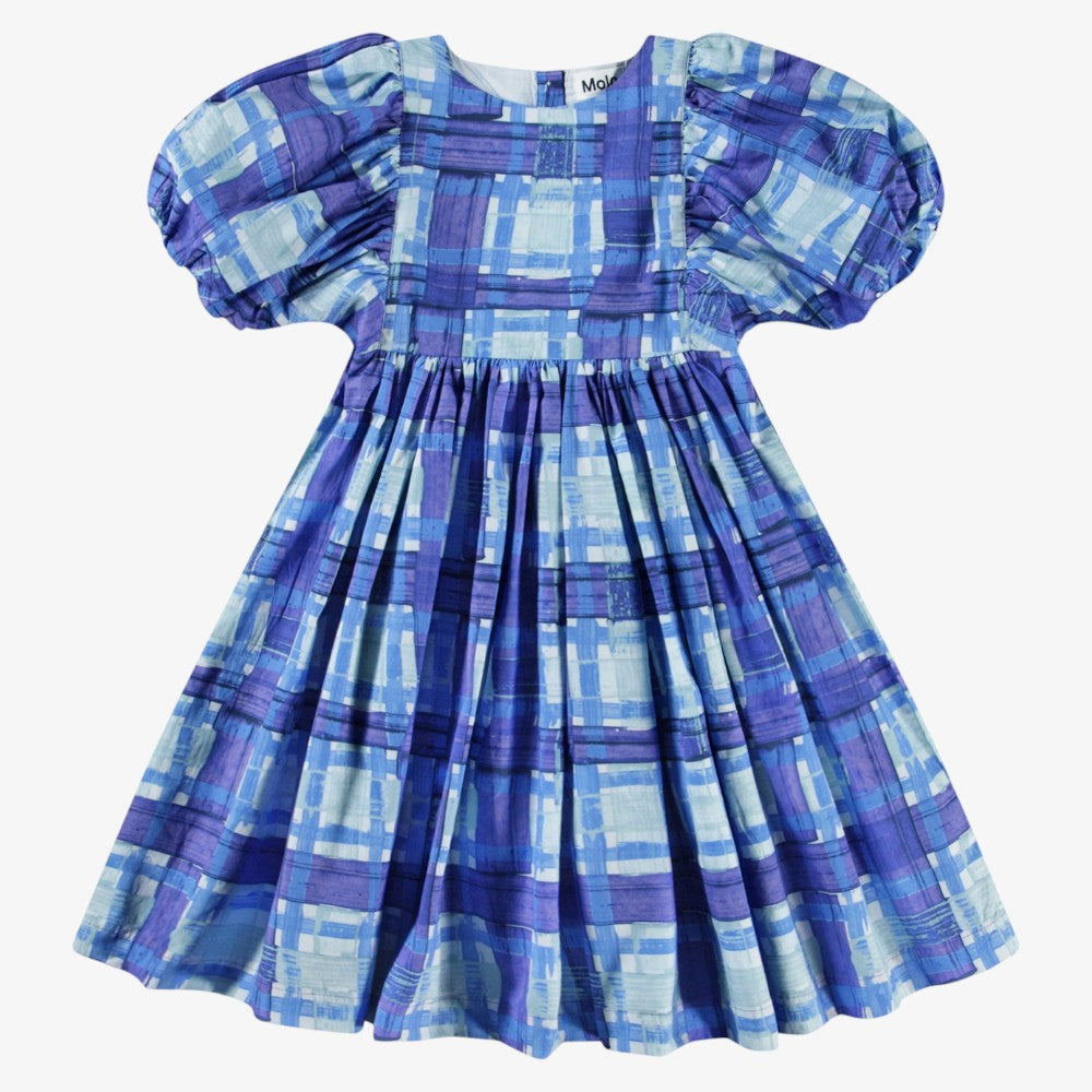 Calyita Dress - Blue Checks