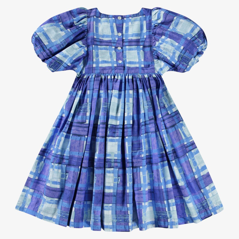 Calyita Dress - Blue Checks