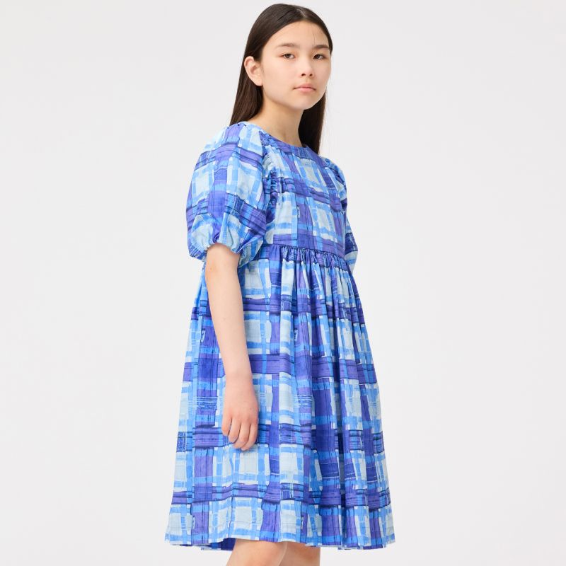 Calyita Dress - Blue Checks