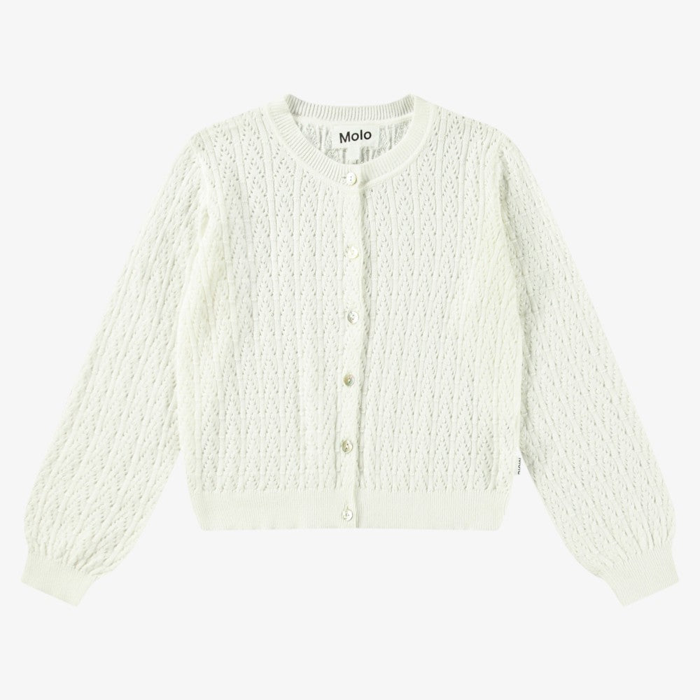 Gillian Cardigan - Crisp White