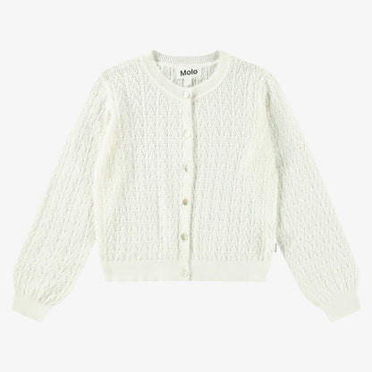 Gillian Cardigan - Crisp White