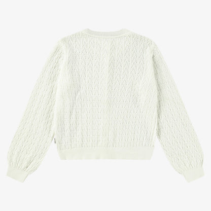 Gillian Cardigan - Crisp White