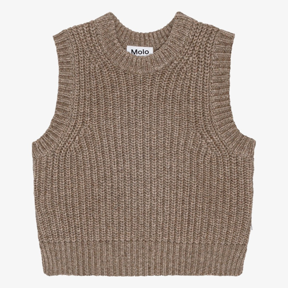 Gilberte Vest - Brown Sugar