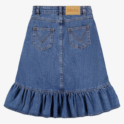 Belinda Skirt - Blue Denim