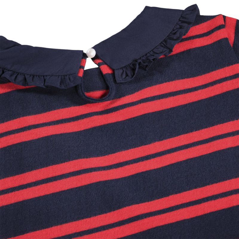 Rama Sweater - Ruby Stripe