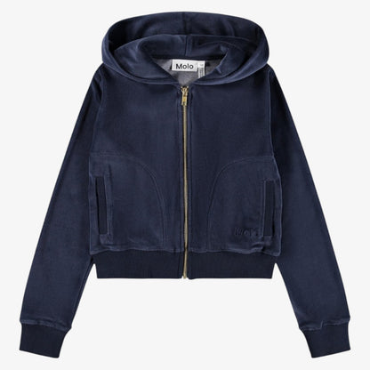 Mila Zip Up - Navy