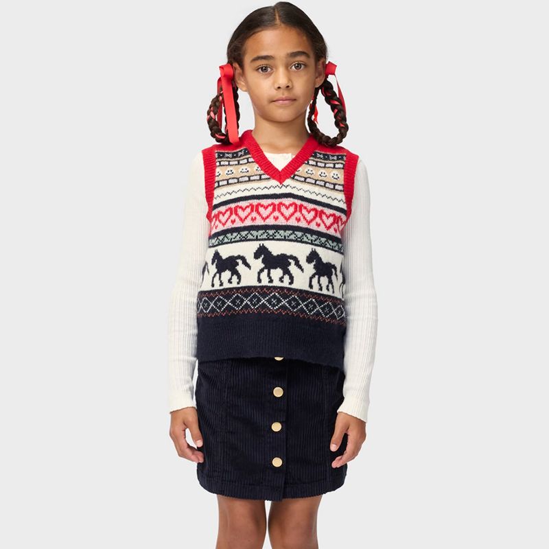 Grace Vest - Black &amp; Red