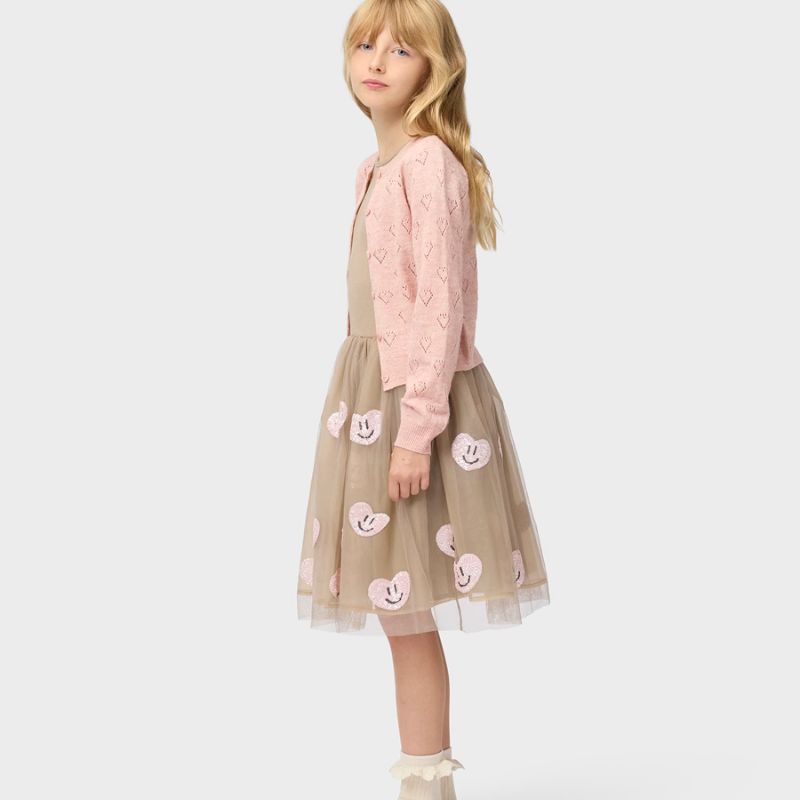 Gilian Cardigan - Petal Blush