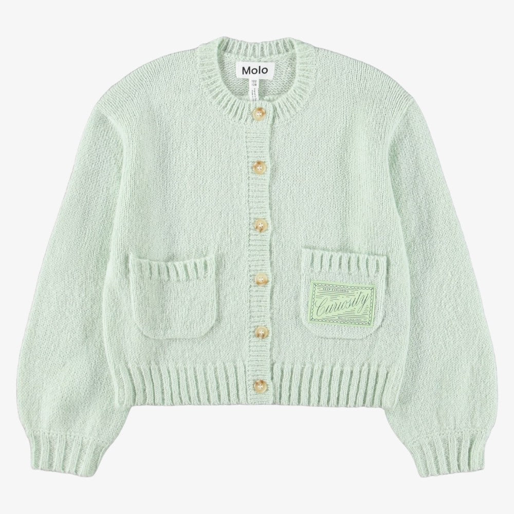 Gertrude Cardigan - Nile Green