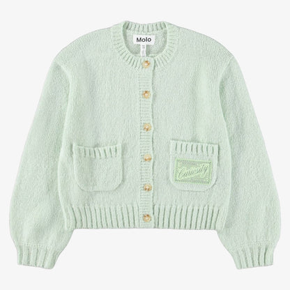 Gertrude Cardigan - Nile Green
