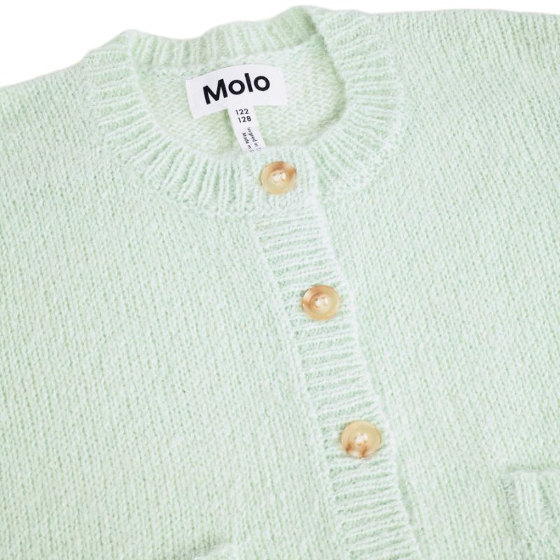 Gertrude Cardigan - Nile Green