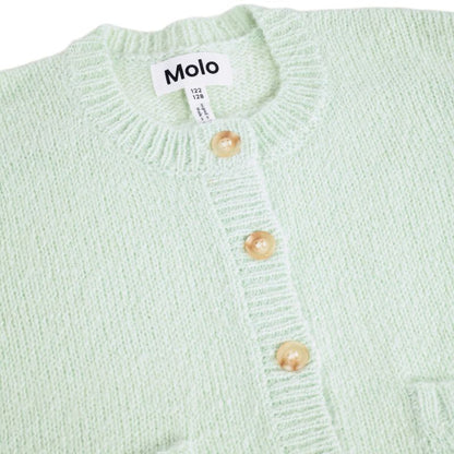 Gertrude Cardigan - Nile Green