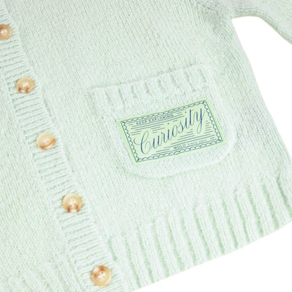 Gertrude Cardigan - Nile Green