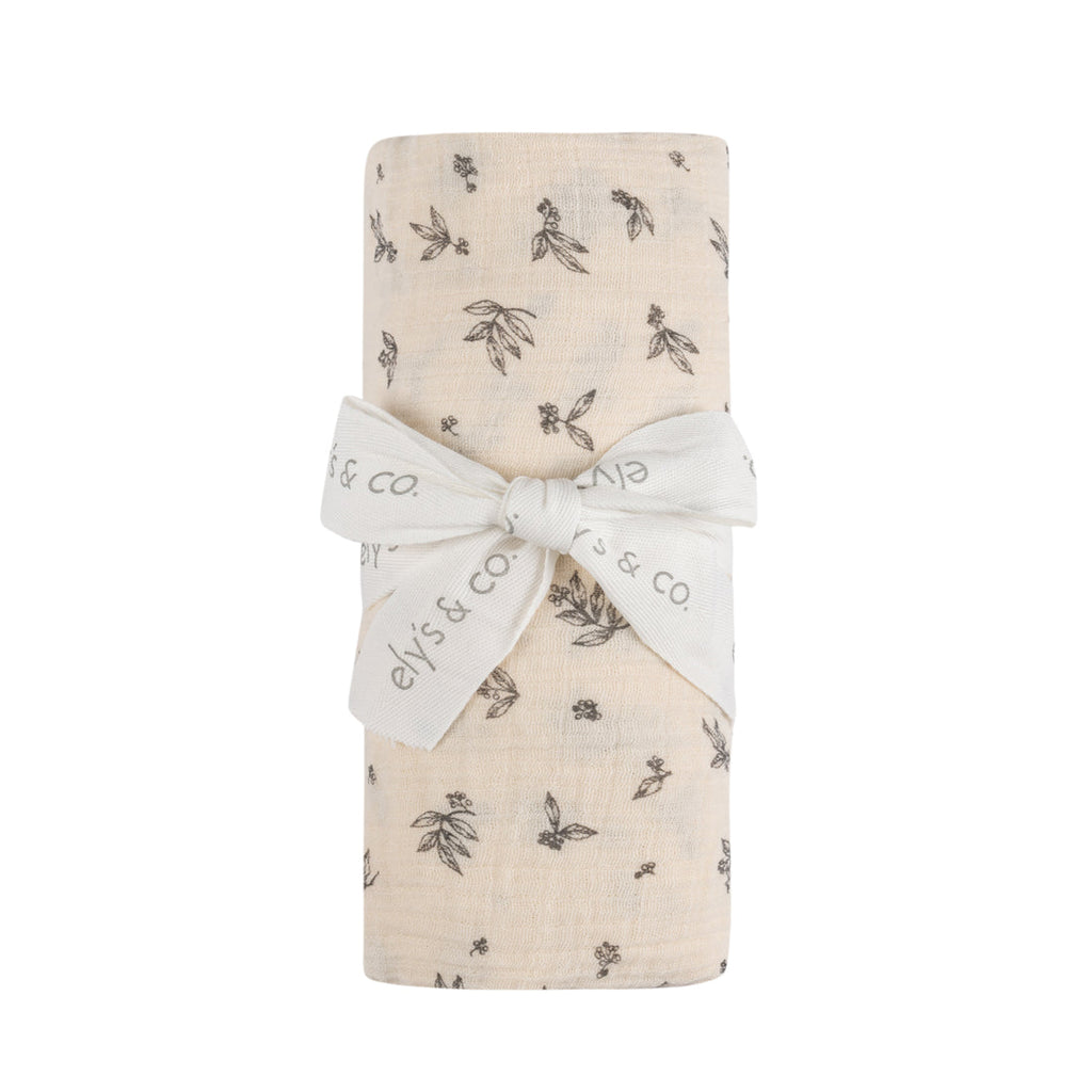 Ely`s & Co Muslin Swaddle - Charcoal