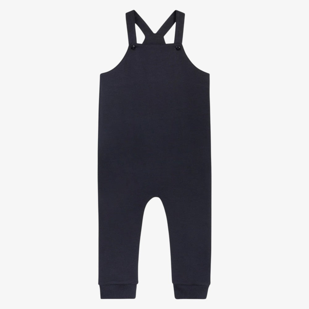 French Terry Bodysuit And Overall - Navy
