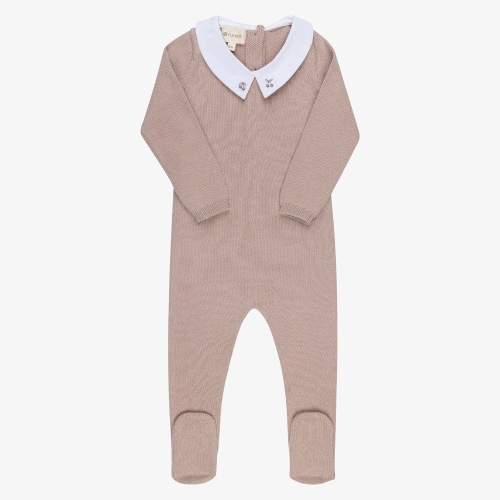 Fair Isle Footie - Mauve