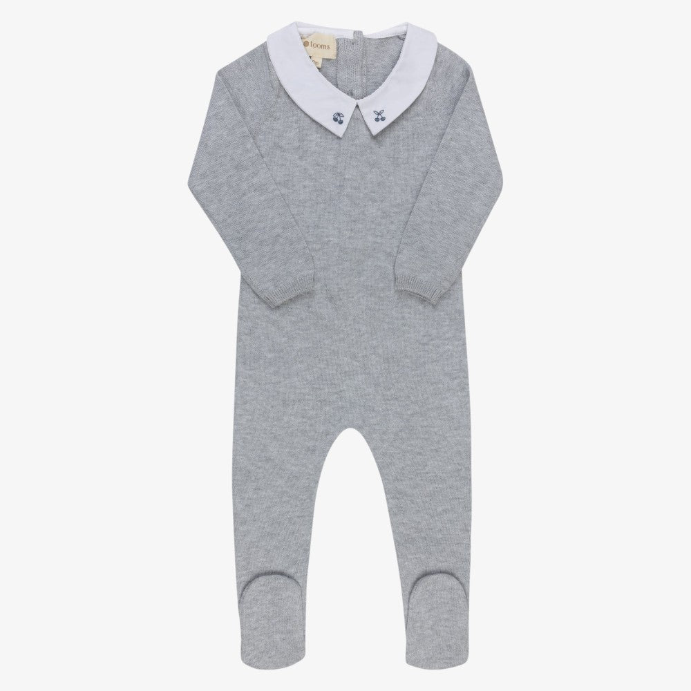 Fair Isle Footie - Blue