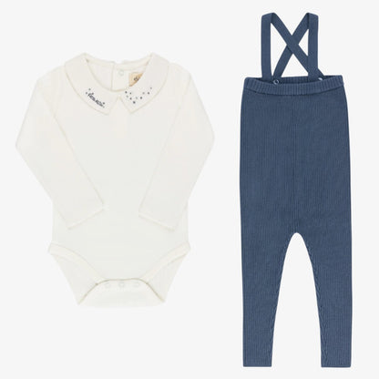 Overall And Bodysuit - Blue