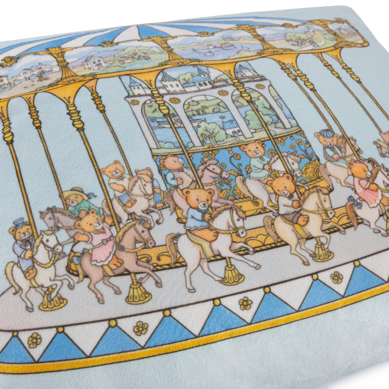 Merry Go Cushion - Blueberry Biscuit