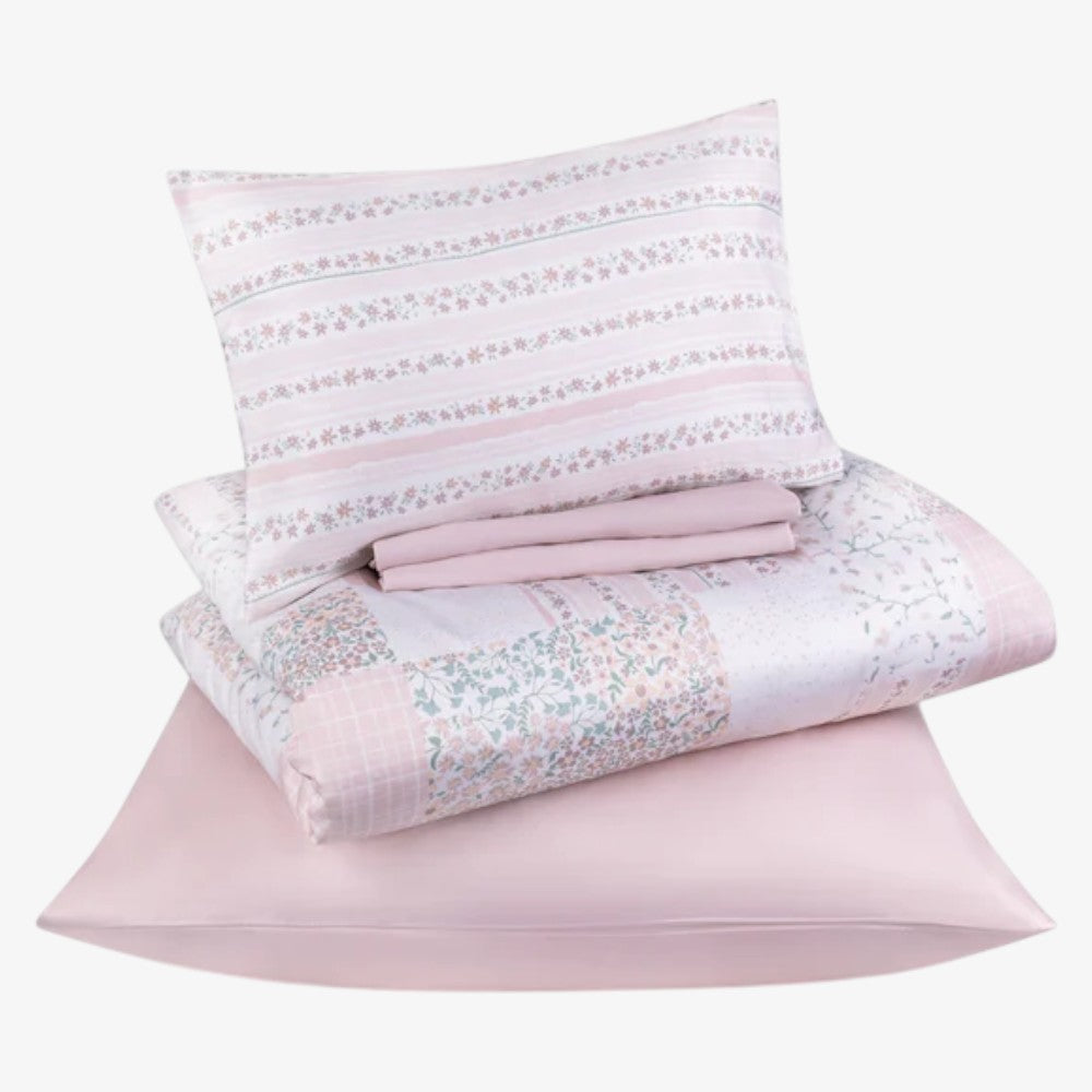 Flora Linen Set - Blush