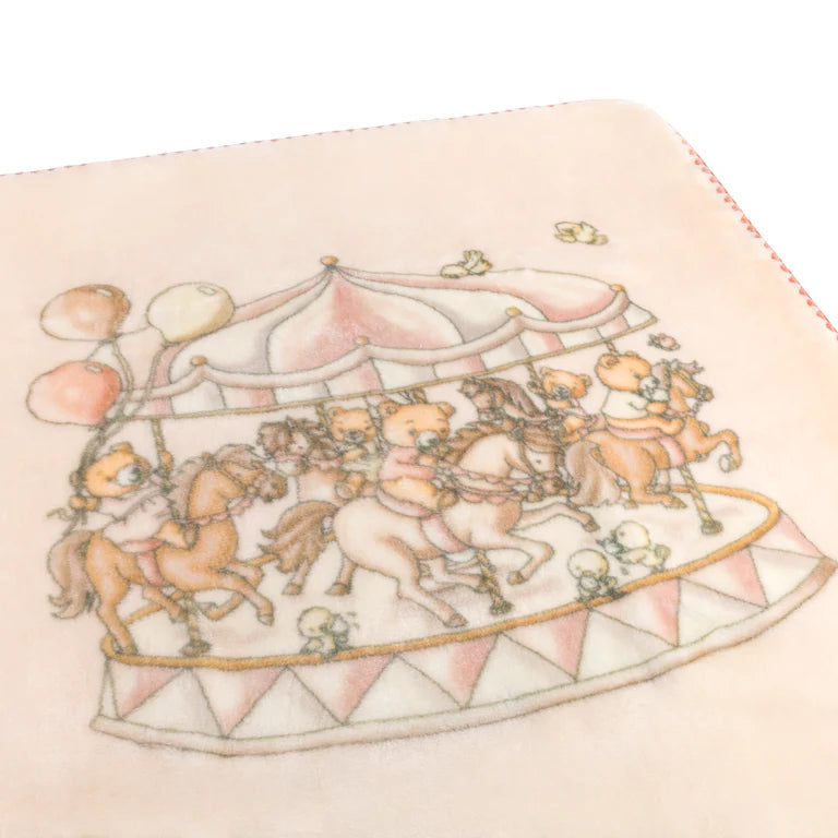 Merry Go Blanket - Sugary Pink