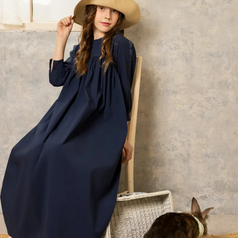 Classic Maxi Dress - Navy