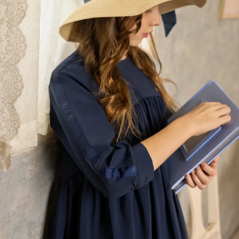 Classic Maxi Dress - Navy