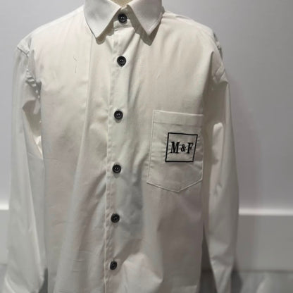Shirt - White &amp; Black