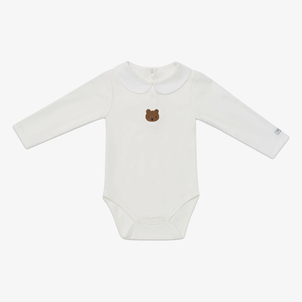 Davo Bear Bodysuit - Off White