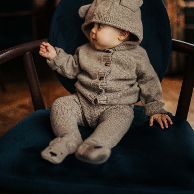 Brittan Cardigan And Leggings - Chocolate