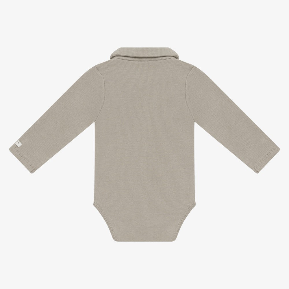 Finnian Bear Bodysuit - Dusty Green