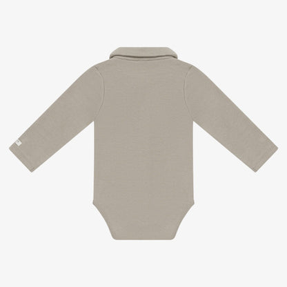 Finnian Bear Bodysuit - Dusty Green