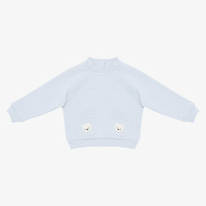 Foppe Bear Sweater - Ice Blue