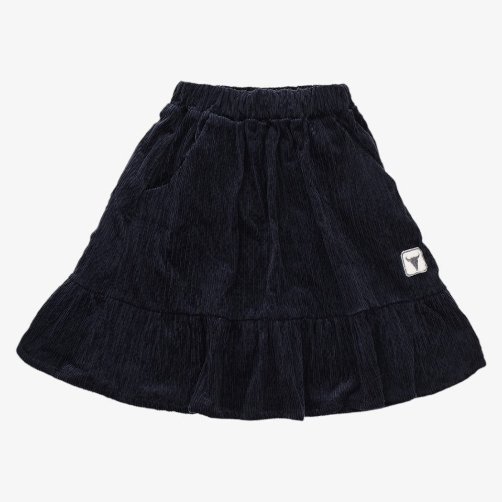Corduroy Skirt - Navy