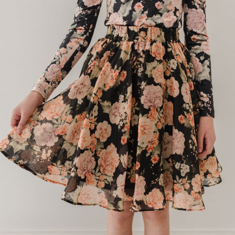 Vintage Bloom Full Skirt - Bloom Print