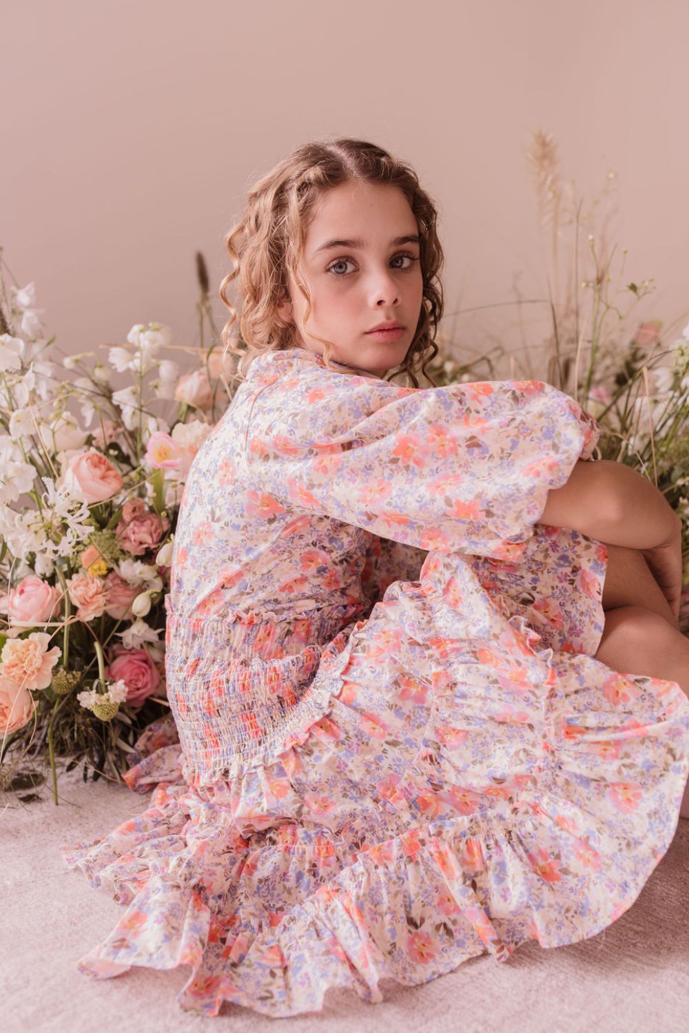 Voile Skirt - Spring Bloom