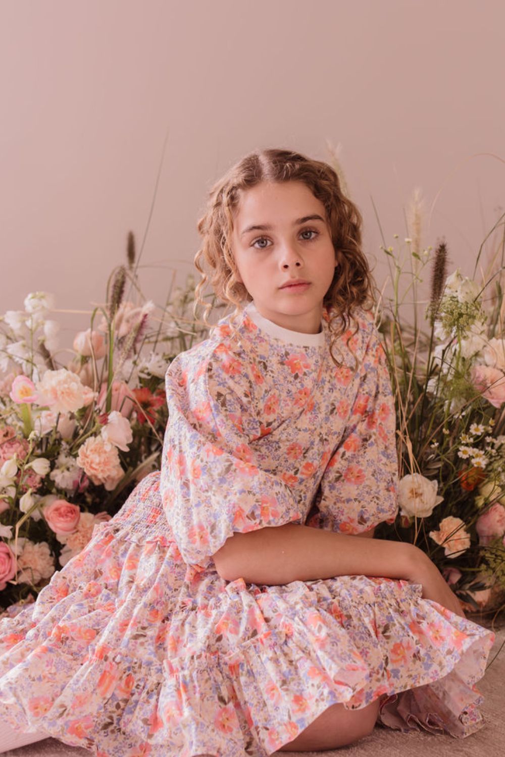 Voile Skirt - Spring Bloom