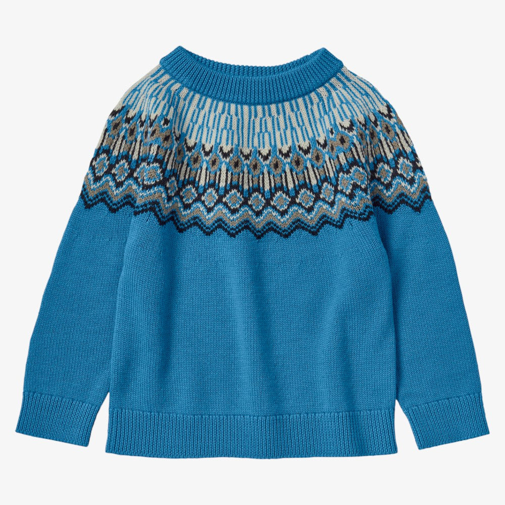 Fair Isle Sweater - Deep Sky