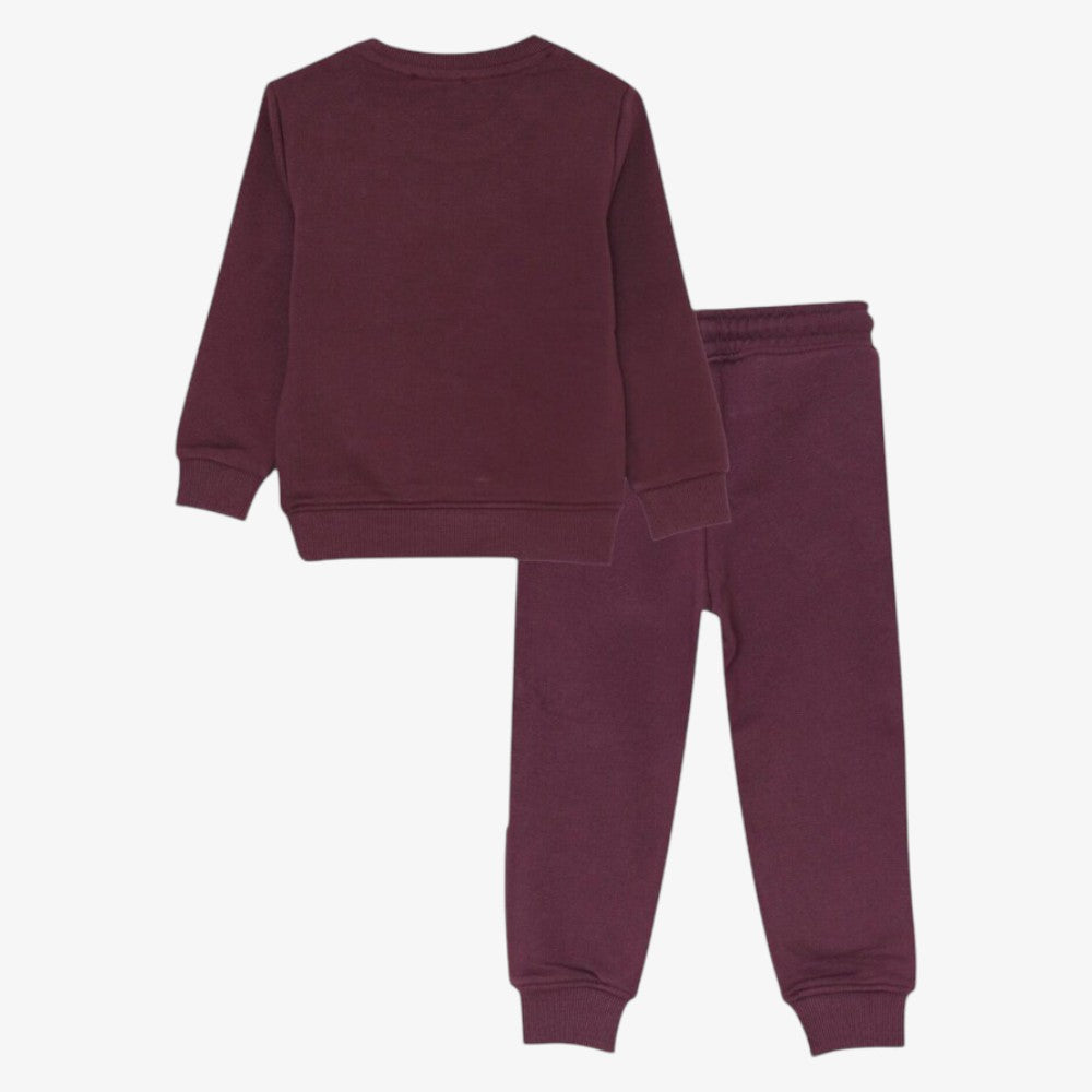 Sokura Sweatshirt And Sweatpants - Eggplant